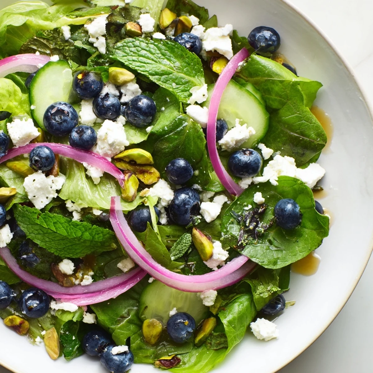 Blueberry Pistachio Spring Salad