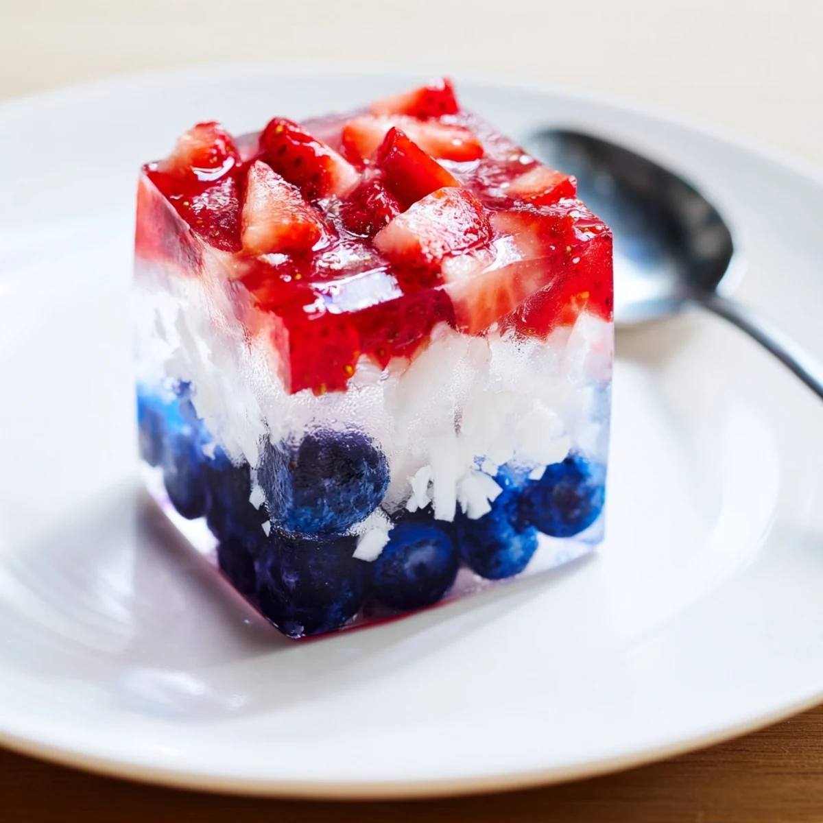 Red White And Blue Ice Cubes Recipe chilling lemonade with colorful frozen fruit layers