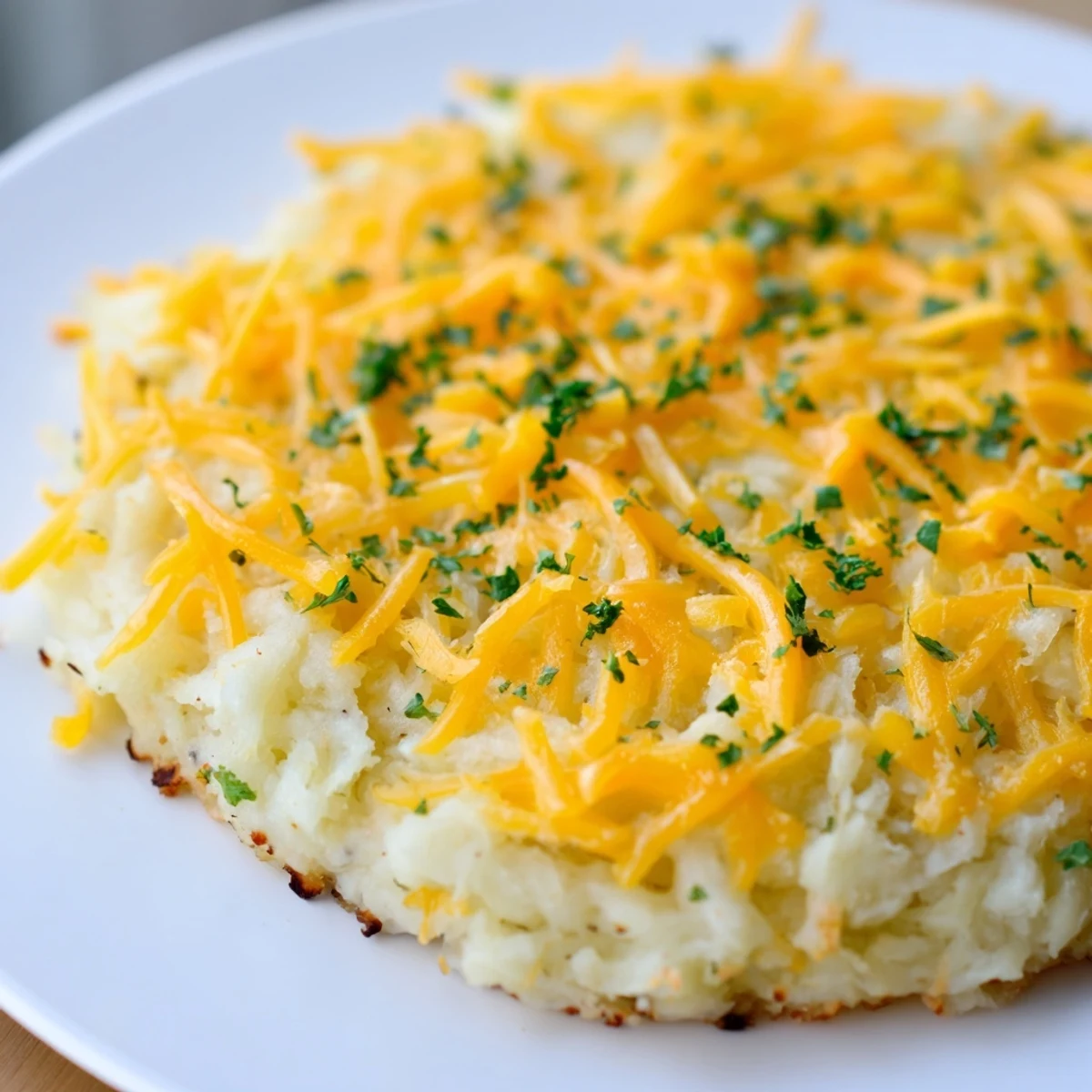 Crispy skinned shepherd's pie baked potato with rich meat filling and golden mashed topping
