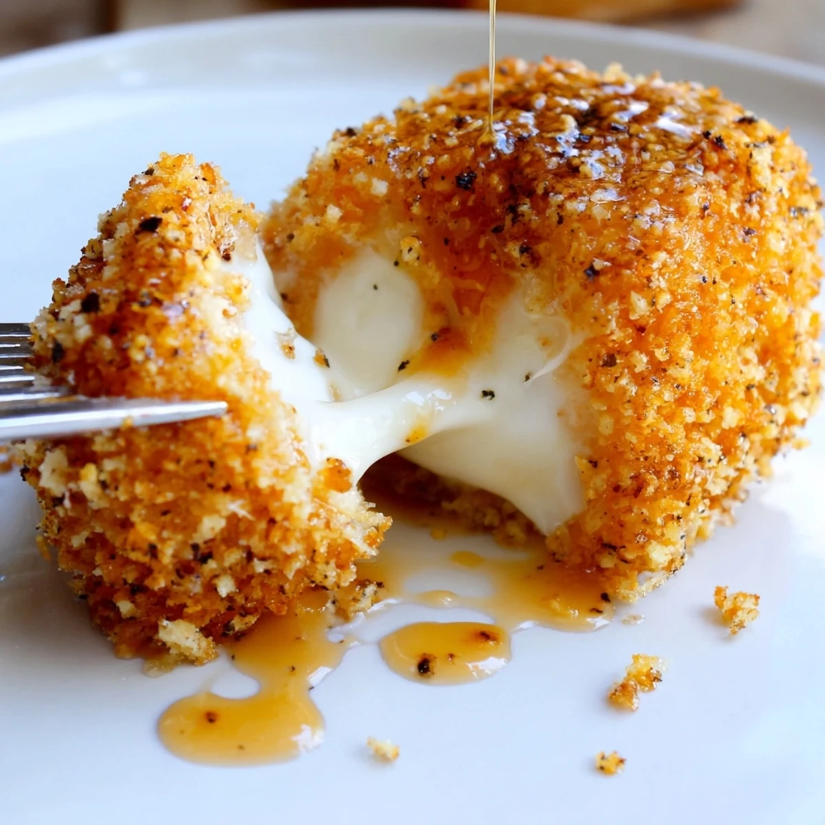 Irresistible Crispy Mozzarella Poppers With Maple Glaze, golden, gooey centers, party ready