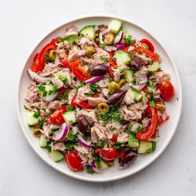 Simple Mediterranean Tuna Salad