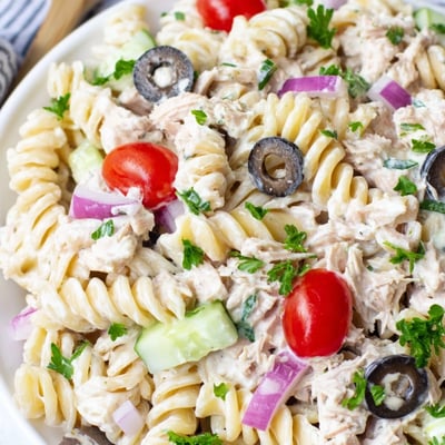 Tuna Pasta Salad Creamy Dressing